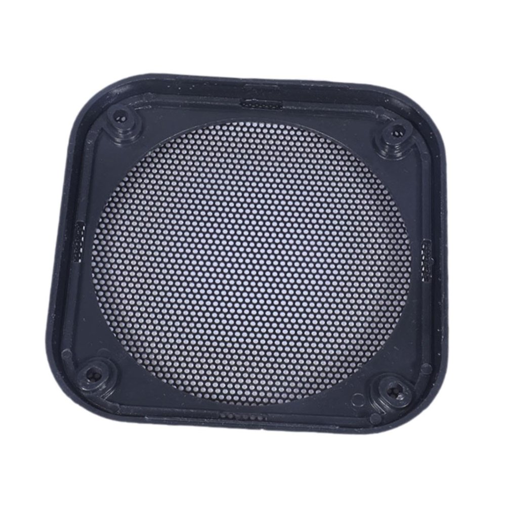AsrMyjcx Speaker Grill Cover Metal Mesh Professional Practical Square Decorative for Car/Home Audio System Subwoofer Guard Protector, Black, 4 Inch