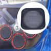 AsrMyjcx Speaker Grill Cover Metal Mesh Professional Practical Square Decorative for Car/Home Audio System Subwoofer Guard Protector, Black, 4 Inch view 2