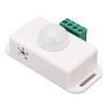 Body Sensing Switch Infrared Motion Sensor Controller Adjustable Delay Time Automatic Lighting for Home Office Security ABS DC12V 24V 6A (White) view 2