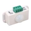 Body Sensing Switch Infrared Motion Sensor Controller Adjustable Delay Time Automatic Lighting for Home Office Security ABS DC12V 24V 6A (White) view 3
