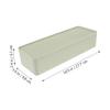 TEHAUX Cable Storage Box Wire Organizer Box Compartment Design Desk Cord Organizer Organize Your Cables view 2
