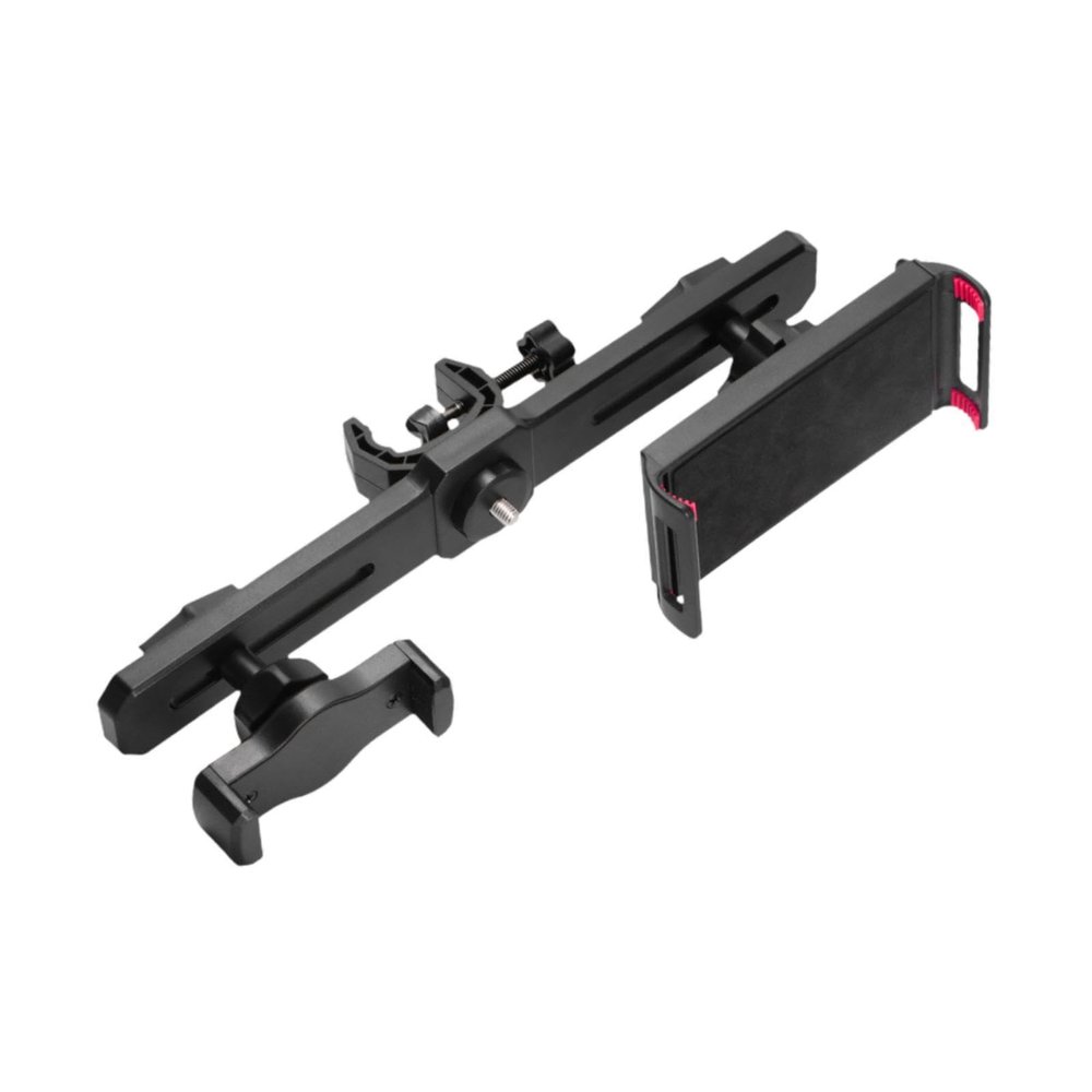 BaotyJie Phone Tablet Mount Holder Tripod Adapter Fixing Clip Double Clip Tripod Accessories 2 in 1 for Video Recording Live Broadcast