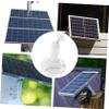 TEHAUX Security Camera Solar Panel Bracket Solar Board Bracket Abs Plastic Material Monitor Support view 4