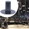 AsrMyjcx Speaker Stand Top Hat Mounting Bracket Practical Sturdy Shockproof Audio Support Easy Installation Space Saving Mounts Hat, Style A view 3