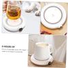 BRIGHTFUFU Insulated Coffee Mug Warmer Mug Holder Desk Cup Warmer USB Charging Home Office Cup view 2