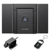 Alpine HDA-M80 Status Series 800W Class D Mono Amplifier with RUX-KNOB.2 Remote Bass Knob view 1