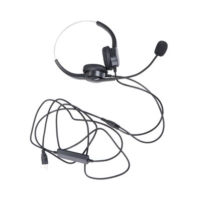 BESPORTBLE Dual Ear 3.5mm Wired Headset Microphone Voice Amplifier for Lectures Streaming and Podcasts Adjustable Boom Mic Compatible Devices Black