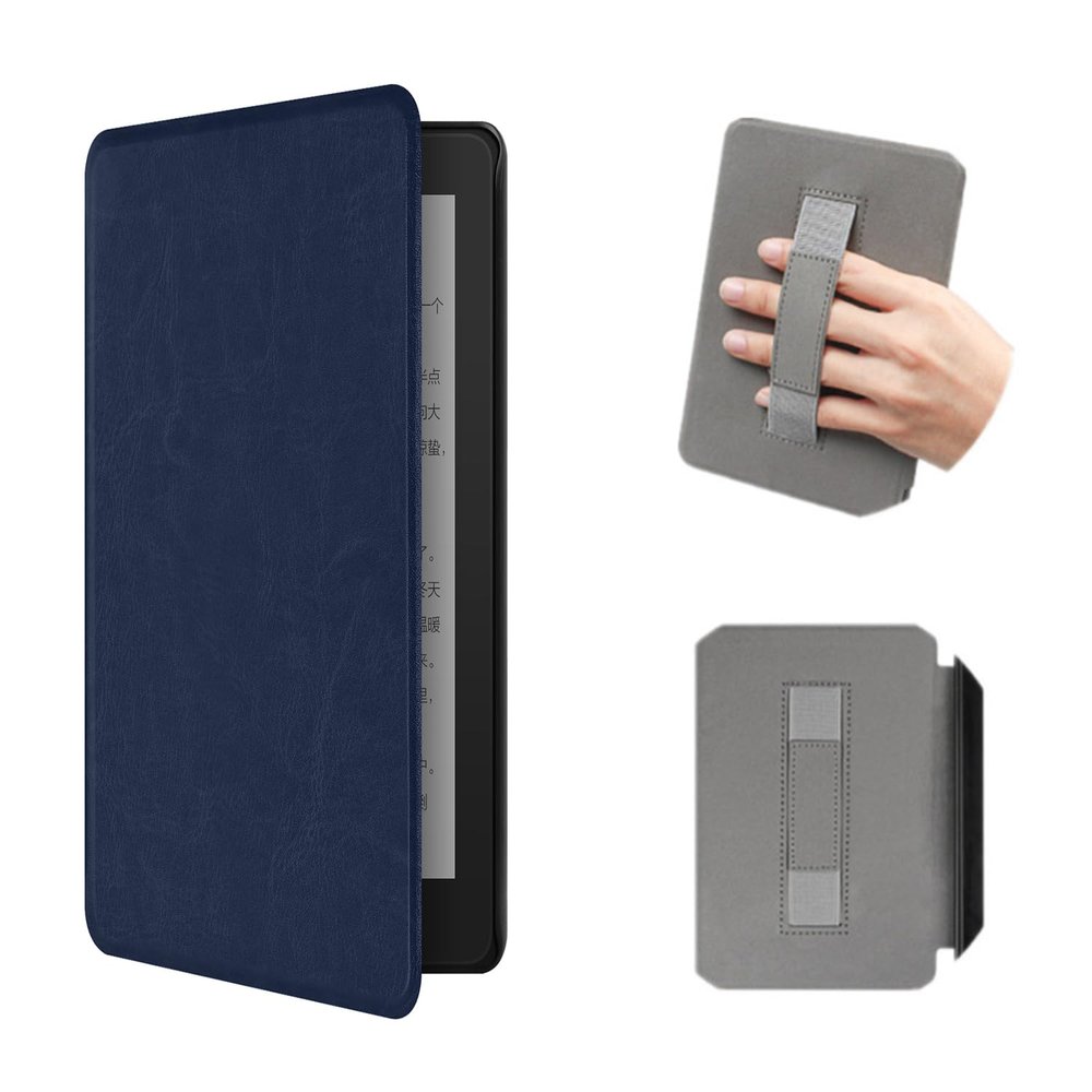 Akacy Imitation Leather Texture with Handle case for New 6.0-inch Kindle Paperwhite(11th gen - 2024/2022 Edition), Lightweight Shell Protective case e-Reader (5)