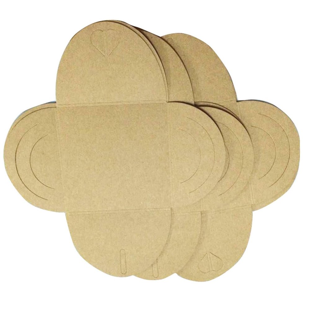 ABOOFAN 50pcs Cd Kraft Applicater Kraft Paper DVD Sleeves Cd Package Holder