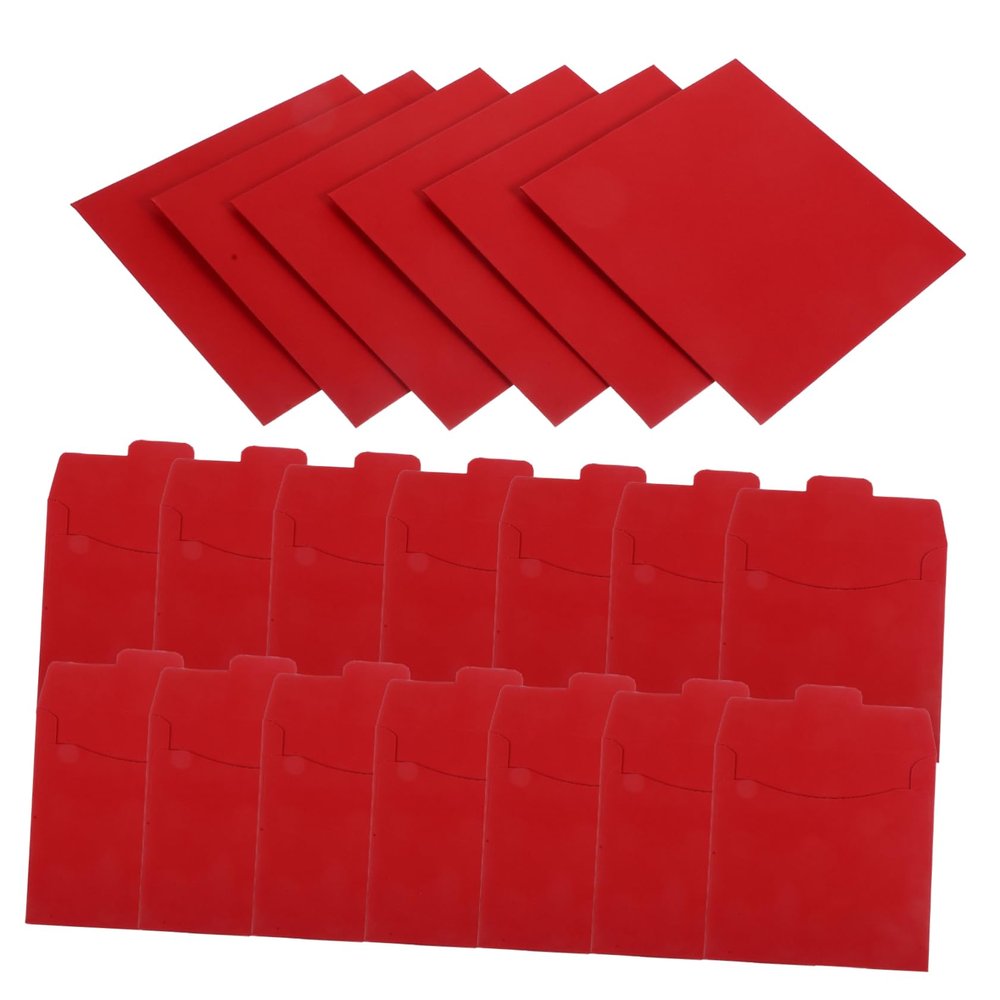 CIYODO 20pcs Paper CD DVD Sleeves Storage Envelopes for DVDs Protects from Scratches Damage for Home Cinema Organization
