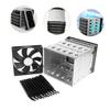 POPETPOP 1 Set Hard Disk Rack Cage with Fan Multi Mechanical Drive Mount for Desktop Computer Cases Efficient Heat Dissipation Durable Design Easy Installation view 2