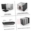 POPETPOP 1 Set Hard Disk Rack Cage with Fan Multi Mechanical Drive Mount for Desktop Computer Cases Efficient Heat Dissipation Durable Design Easy Installation view 4