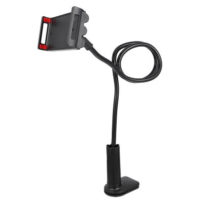Veemoon Adjustable Gooseneck Phone Holder Clamp Rotatable Tablet Stand for Desk and Car Compatible with Devices Portable Strong Clamp Design Scratch Resistant Pad