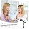 Veemoon Adjustable Gooseneck Phone Holder Clamp Rotatable Tablet Stand for Desk and Car Compatible with Devices Portable Strong Clamp Design Scratch Resistant Pad view 3