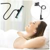 Veemoon Adjustable Gooseneck Phone Holder Clamp Rotatable Tablet Stand for Desk and Car Compatible with Devices Portable Strong Clamp Design Scratch Resistant Pad view 4