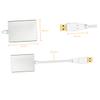 HOLIDYOYO USB 3.0 to Video Adapter Cable 1080P Converter for PC Laptop and Projector Compatible HDTV High-Speed Transfer Silver view 2