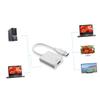 HOLIDYOYO USB 3.0 to Video Adapter Cable 1080P Converter for PC Laptop and Projector Compatible HDTV High-Speed Transfer Silver view 3