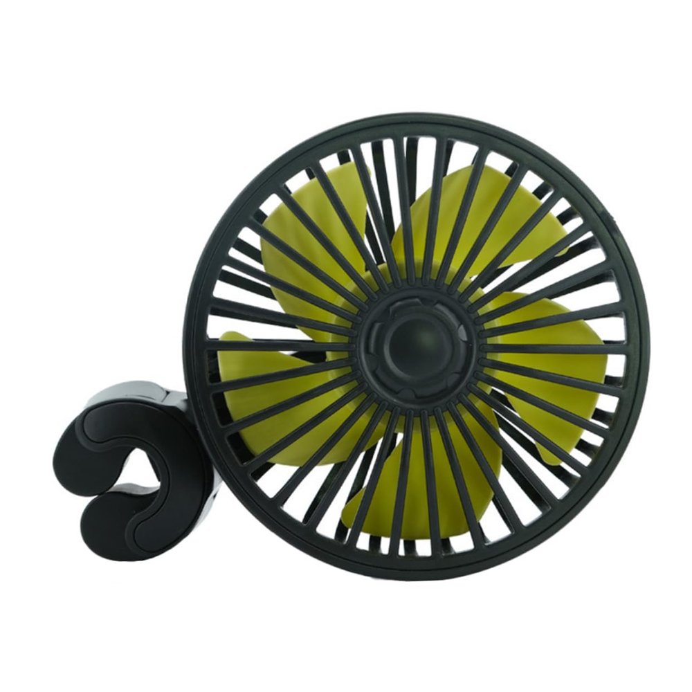 COHEALI USB Powered Backseat Car Fan Clip Fan for Automotive Cooling Gear Speed Control Compatible with Car Models for Hot Summer Days