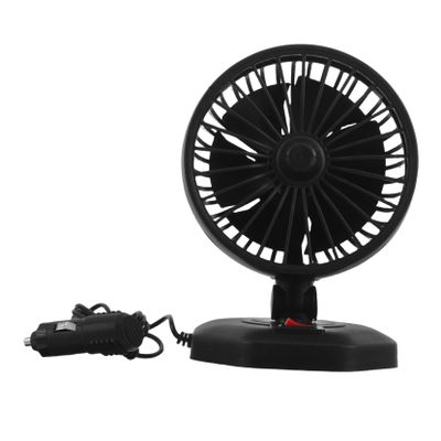 Cabilock 12V Mini Portable Fan for Vehicle Interior with Adjustable Speed Low Noise Operation for Backseat Cooling Travel Office Use