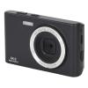 4K Retro Camera with 64MP & 18X Zoom, Dual Front Rear Lenses, Built in Flash and Filters, Compact Travel Camera for Photography (Black) view 1