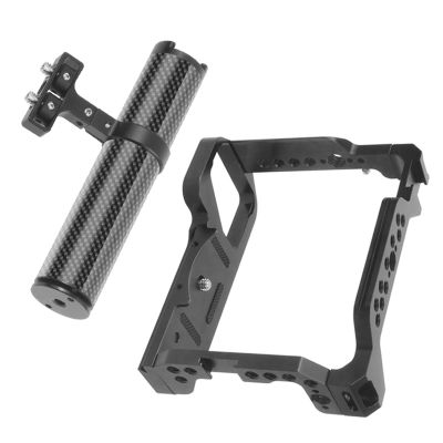 1 Set Camera Cage Expansion Solution Multiple 1/4 Holes For A7S3 A9 With Grip Handle