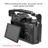 1 Set Camera Cage Expansion Solution Multiple 1/4 Holes For A7S3 A9 With Grip Handle view 2