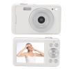 64MP 4K Digital Camera with 16x Digital Zoom, Student Camera, AF Auto Focusing, 2.8 inch Screen, LED Fill Light for Text, Food, Flowers (White) view 1