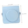 CONGARTENO Protective Camera Bag Strap for Square Pu Leather Case for Daily Use and Travel Compatible Square Blue view 3
