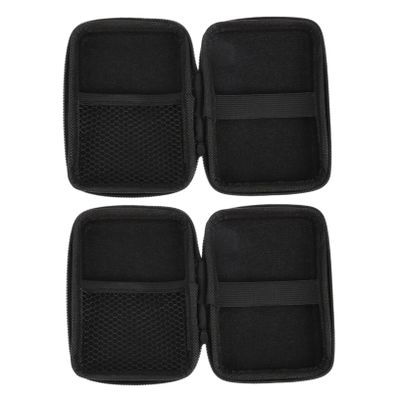 CONGARTENO 2pcs Waterproof Electronics Organizer Bag for Travel Compact Cable Storage Case Black Tie Wire Organizer for Earphones and Chargers