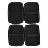 CONGARTENO 2pcs Waterproof Electronics Organizer Bag for Travel Compact Cable Storage Case Black Tie Wire Organizer for Earphones and Chargers view 1
