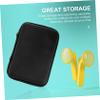 CONGARTENO 2pcs Waterproof Electronics Organizer Bag for Travel Compact Cable Storage Case Black Tie Wire Organizer for Earphones and Chargers view 3