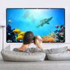 MVUYO 100-inch/120-inch Portable Projector Screen 16:9 Projection Screen Foldable Thick for Outdoor Home Theater(60 inch) view 4