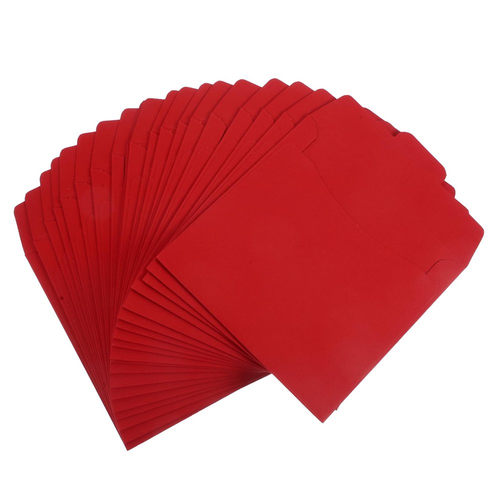 KICHOUSE 20pcs CD Paper Sleeves Envelopes for DVD and CD Storage Space Saving Packaging Bags for Home and Cinema Use Easy Access and Long Term Protection