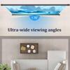 YAQXYH Pull Down Projector Screen 30/40/50/60/72inch Wall & Ceiling Projection Screen, Outdoor Indoor Movie Screen for Home School Cinema Theater, 4:3 16:9 Format(72in (16:9)) view 4