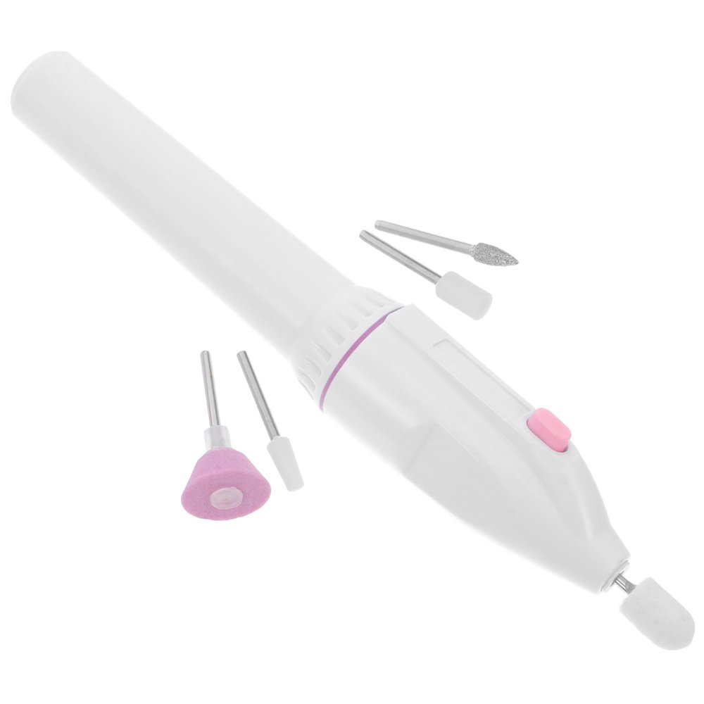 Portable Electric Nail File with 5 Bits for Salon Pedicure