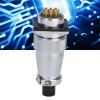 500V WS24 Aviation Plug Socket Connector | Sealed Connector for Aviation Plug Socket | Zinc Alloy / 10 Cores / 500 Connection Operations | - 40 ~ 85 Temperature Range view 2