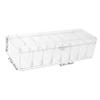 GRIRIW Data Cable Storage Box Cord Organizer Box Detachable Lid Power Cord Organizer for Home Office view 2