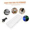 GRIRIW Data Cable Storage Box Cord Organizer Box Detachable Lid Power Cord Organizer for Home Office view 4