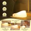 Silicone Night Light for Kids - Squishy Duck Lamp, 3-Level Dimmable & Rechargeable Baby Night Light for Breastfeeding & Nursery | Touch Control, Lying Flat Design, Toddler Safe (Ducky Lay Light) view 3