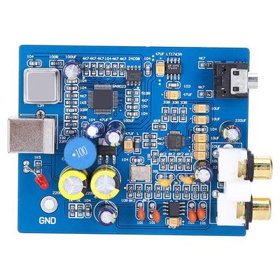 Decoder Board Amplifier Module High Performance Audio Accessory with SA9023 ES9028K2M Chip 24Bit 96K Sampling Rate for Professional Studio Recording and Home Audio Systems