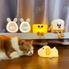 Soft Silicone Cheese Touch Control Night Light for Kid Portable LED Night Lamp, Brightness Adjustable, Auto-off Timer, Rechargeable, Non-flickering Eye-caring, Fabulous Ideal Gift view 3