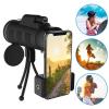 Monoculars Telescope High Power Telescope High Definition Outdoor Products Double Tone High Power with Compass Function 40X60 Binoculars view 2