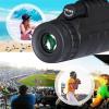 Monoculars Telescope High Power Telescope High Definition Outdoor Products Double Tone High Power with Compass Function 40X60 Binoculars view 4