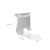 Angoily Desktop Tablet Stand with Sticky Suction Base Aluminum Charging Holder for All Smartphones E Readers and Tablets Multi Angle Viewing Silver view 2