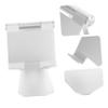 Angoily Desktop Tablet Stand with Sticky Suction Base Aluminum Charging Holder for All Smartphones E Readers and Tablets Multi Angle Viewing Silver view 4