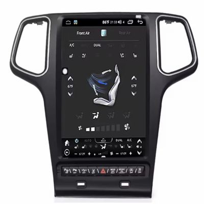 13.6inch Android 12 Radio for Android 11 Car Radio for Jeep Grand Cherokee 2014-2020 Stereo Upgrade Tesla Style IPS Touch Screen Android Auto GPS Navigation Head Unit Multimedia Player (6+128GB)