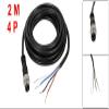 #US M8 6.6ft 2m Male Straight Head 4 Pin Contor Aviation Electrical Cable view 2