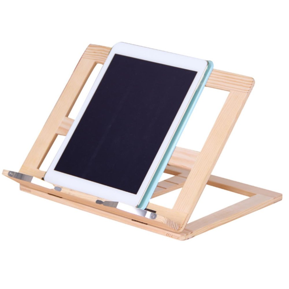 Foldable Reading Stand Portable Book Holder Adjustable Angle Multipurpose Tablet Stand for Reading Suitable for Home and Office Use