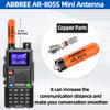 ABBREE Ham Radio Antenna Dual Band VHF/UHF 144/430Mhz 1.96inch Mini Short AR-805S SMA- Female Long Range Stubby Antenna for Baofeng UV-5R Mini 5RM BF-F8HP PRO,K5 Plus,DM32,UV32,AR-152,2Pack view 2