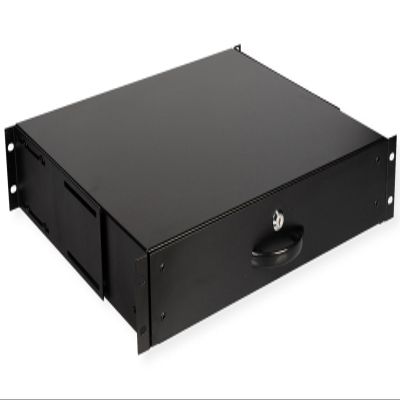 ROLINE 19 Inch Keyboard Slot 2 U, 400 T Lockable Black